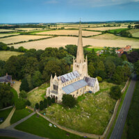 Aerial Photography church