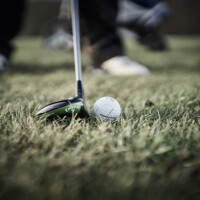 Creative Photography golf club and ball