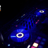 Music & PA Services, Mobile DJ & light show, DJ mixing desk