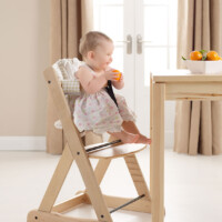 Lifestyle Photography child wooden highchair