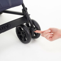 Pack Shot Product Instruction Photography white background pushchair wheel